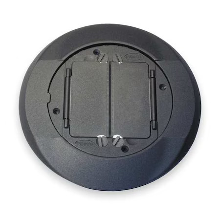 Hubbell Wiring Device-Kellems S1cfcbl Electrical Box Cover, 2 Gangs, Aluminum,