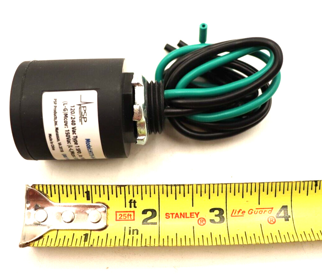PSP Products H1-75-04-N Surge Protector, 120/240 Volt AC, Type 1, New in Box
