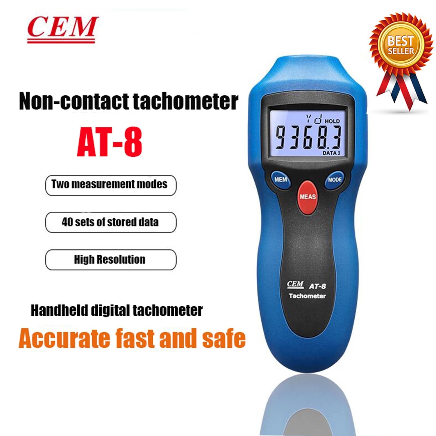 AT-8 Armed with Non-Contact Type Digital Car and Speedometer ✦KD *tn