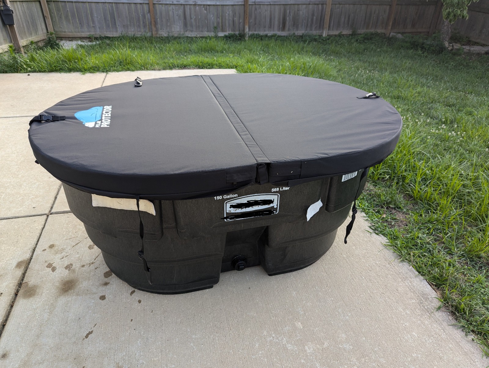 150 GaIlon Insulated HARD Stock Tank Cover Ice Water Therapy Hot Tub Cover
