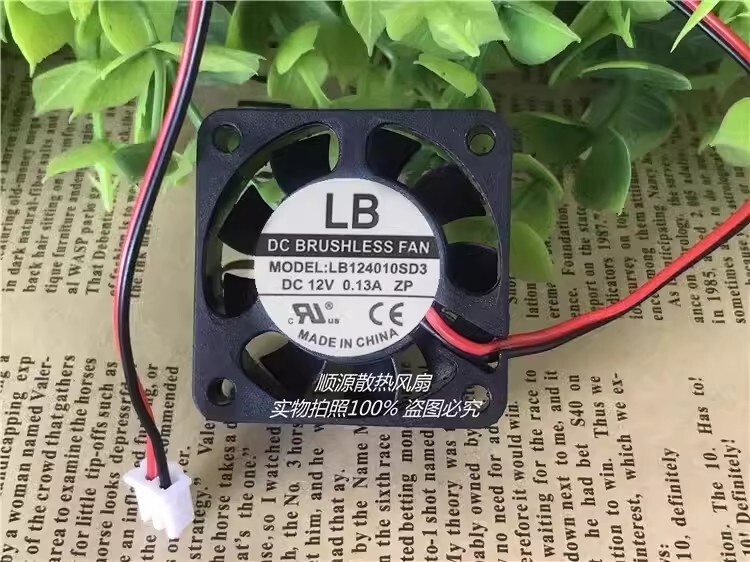 LB LB124010SD3 DC12V 0.13A 40*10MM 2-Pin Cooling Fan