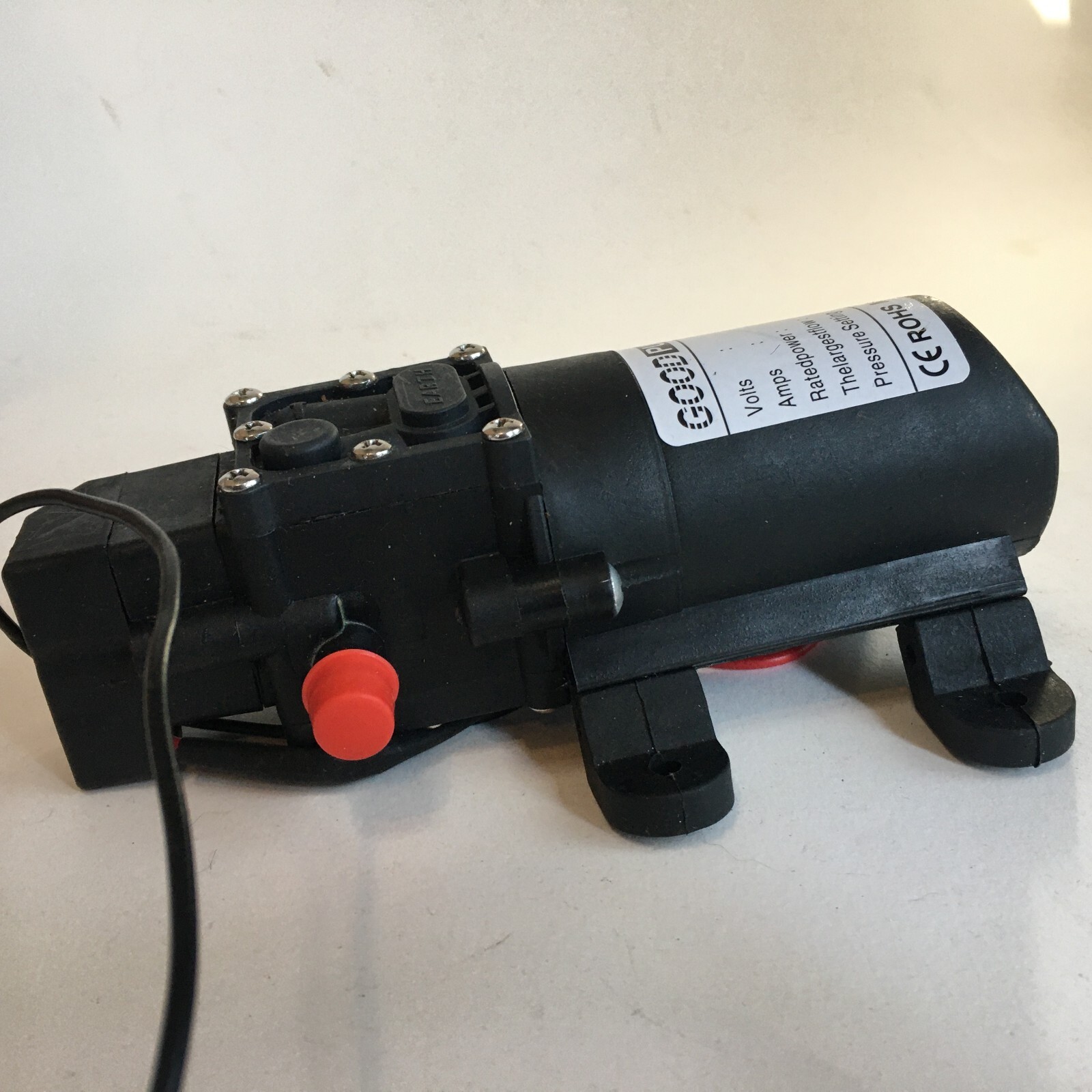 DC 12V Diaphragm Pump 60W 5 L/Min 0.8 MPA Self Priming Good Pumps Rohs Motor