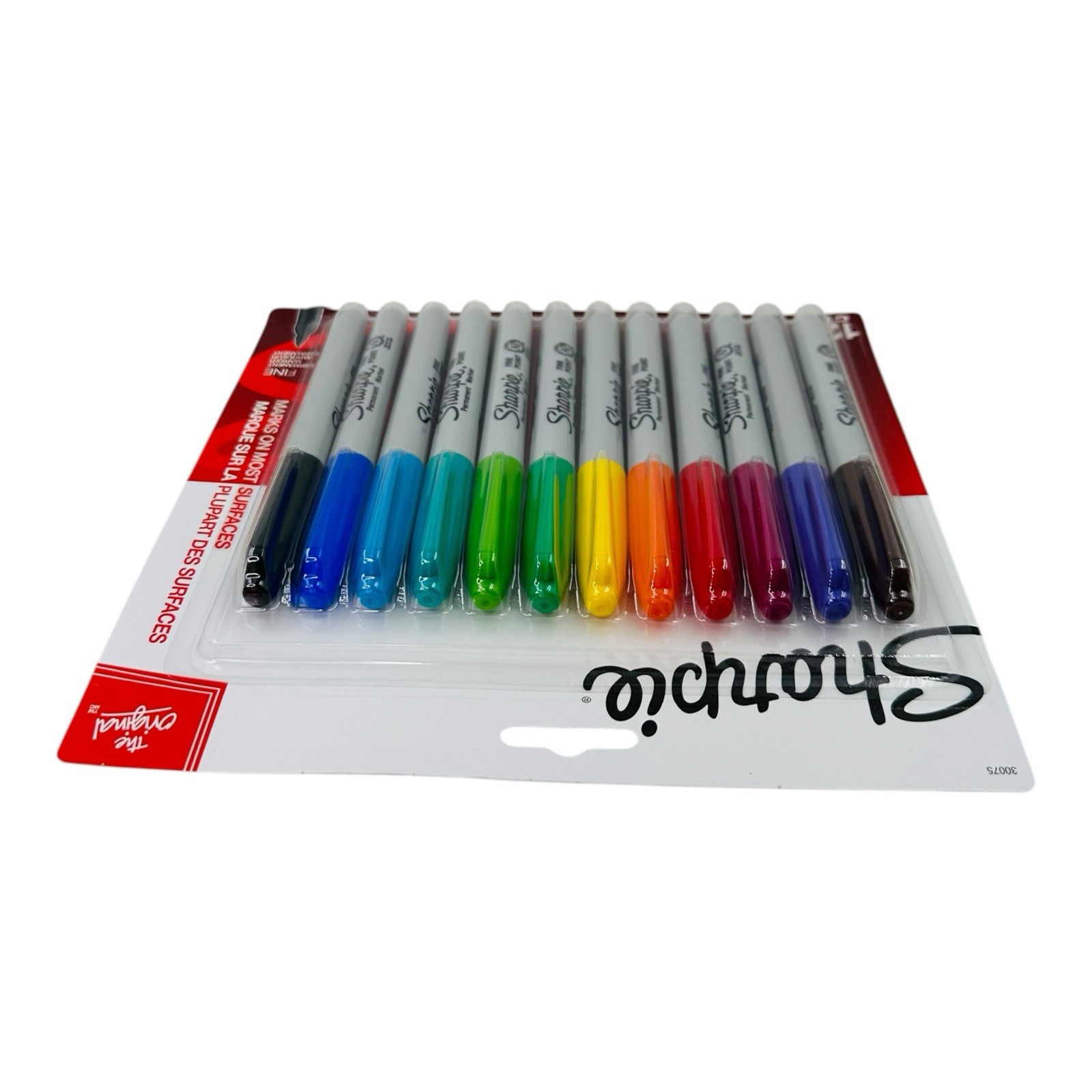 12 Markers Sharpie Assorted Color Fine Point Permanent Markers