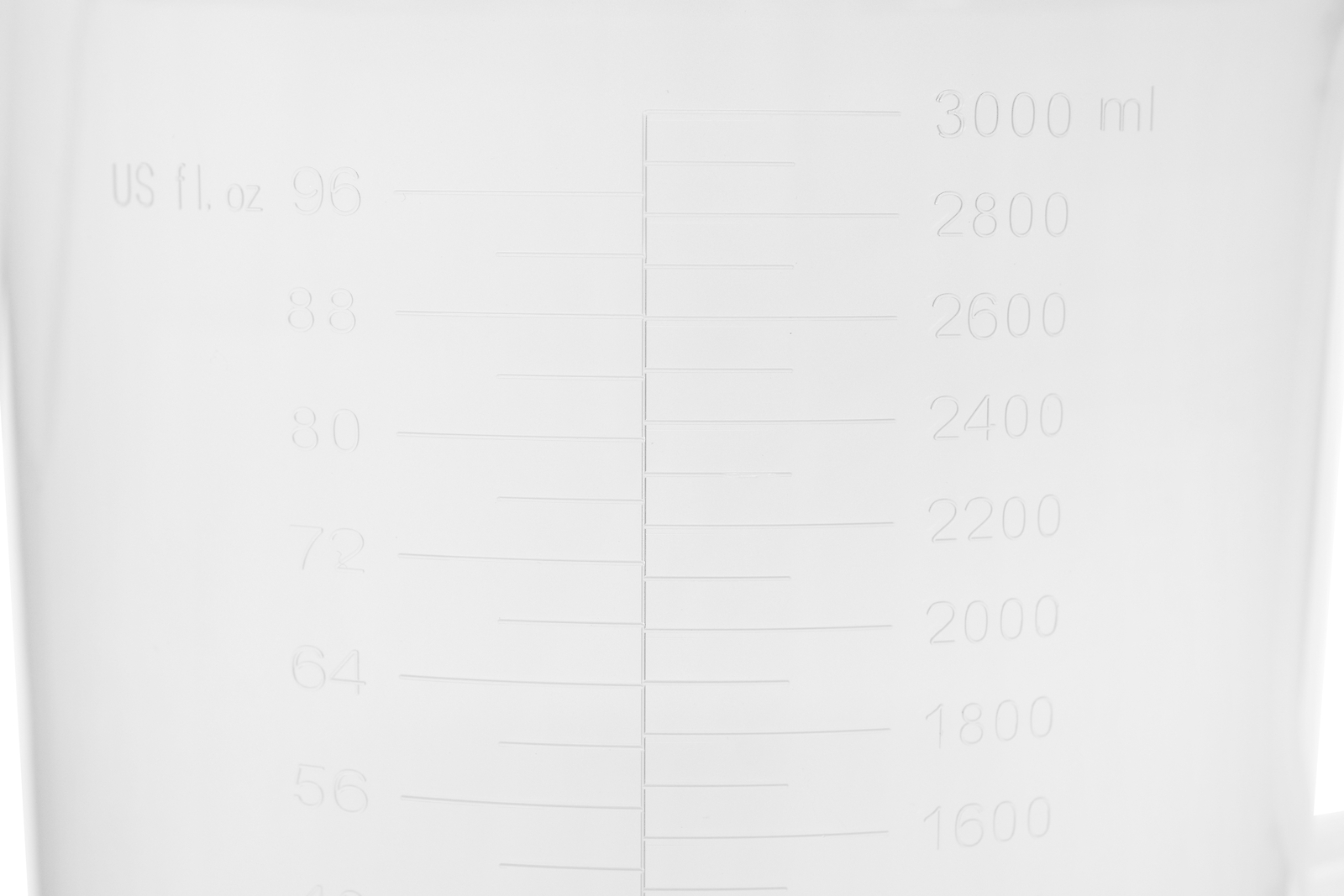 Measuring Jug, 3000ml – Polypropylene – Short Form – Eisco Labs