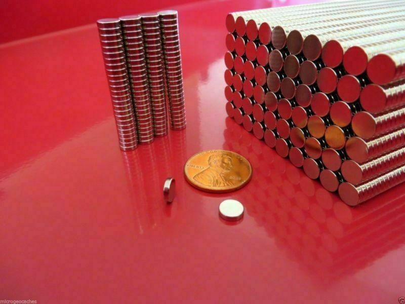 Neodymium Magnets Round Disc N35 Super Strong Rare Earth 4mm X 2mm Fridge Lot
