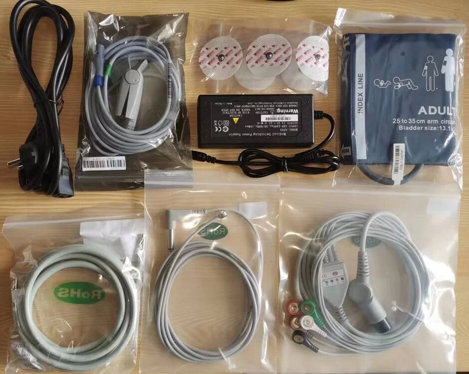 Carejoy Portable 8 Inch 6 Parameter Vital Sign Patient Moniter