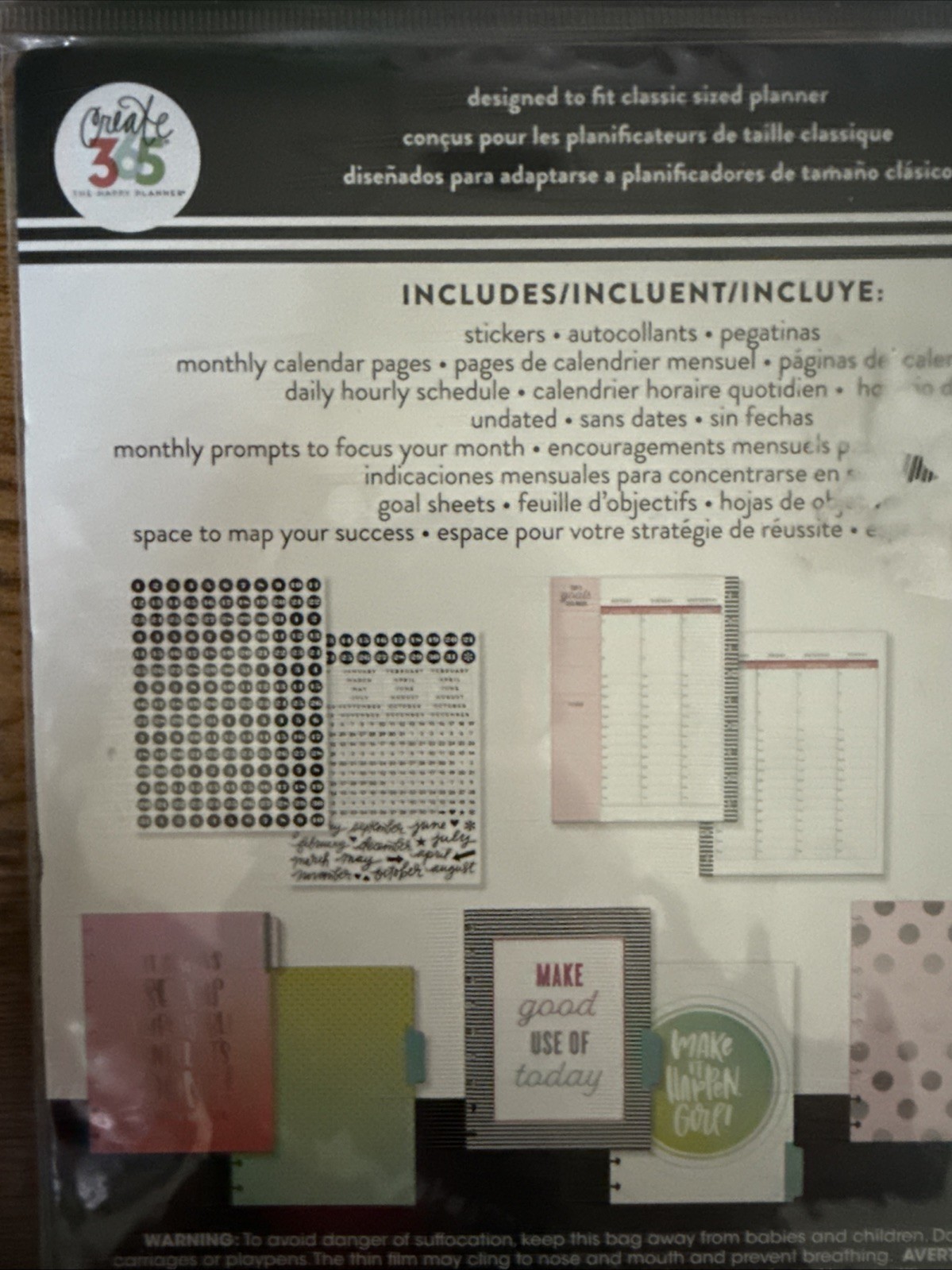 Me And My Big Ideas 463 Calendar Extension. The Happy Planner