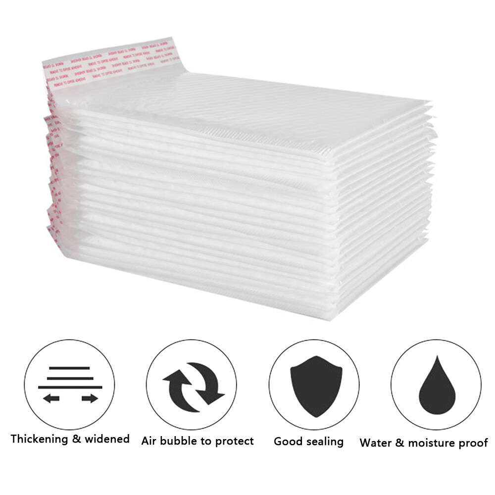 6×10 in Poly Bubble Mailers #0 Self Seal Padded Envelopes Opaque Shipping Bags