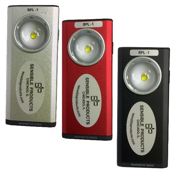 Rechargeable Pocket Light / Flashlight RPL1 RPL-1 Choice of Red Silver or Black