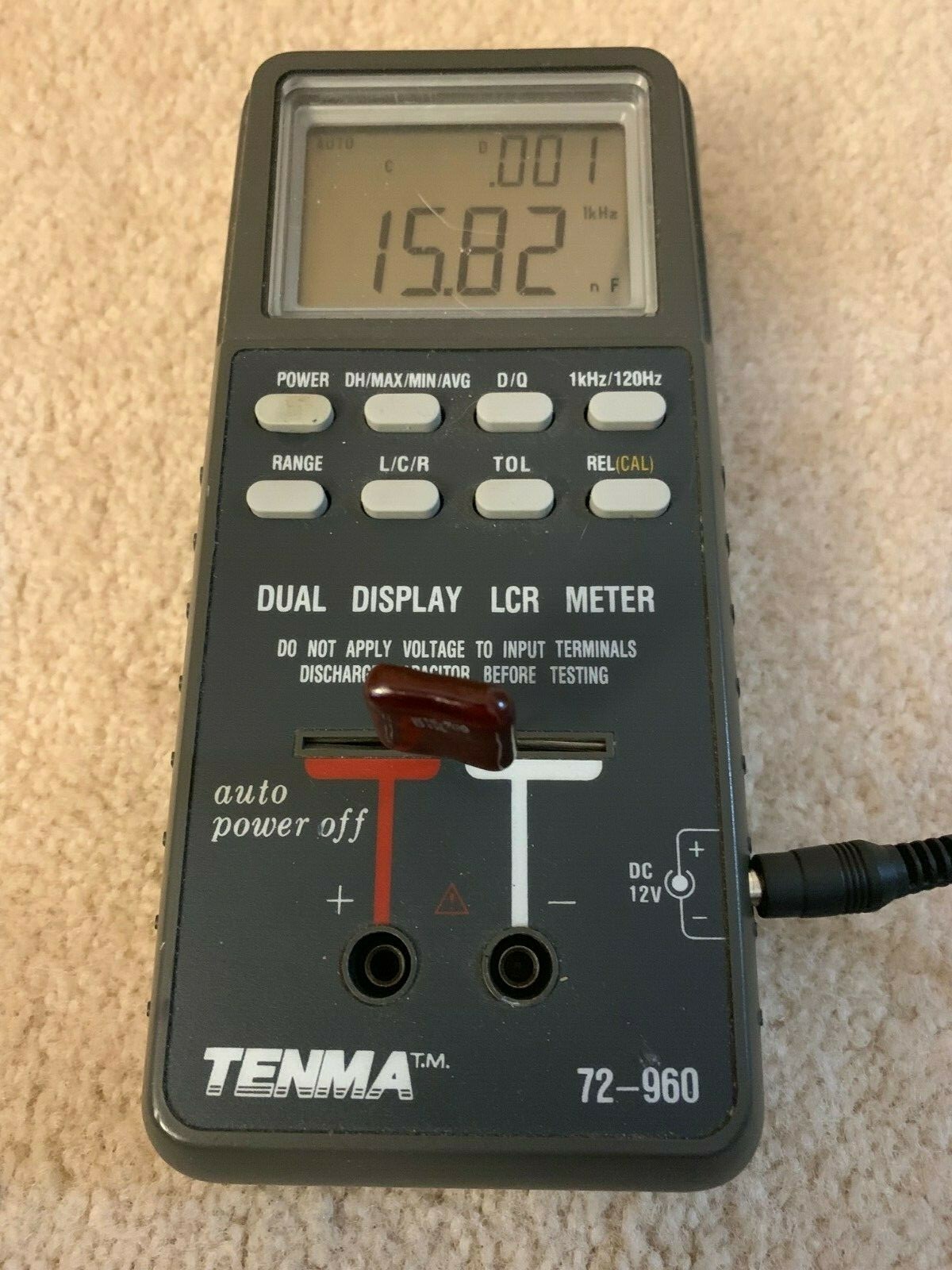 1 CDE 0.0157uF 500V 1% Mica Capacitor Radial, Between 0.015uF and 0.016uF