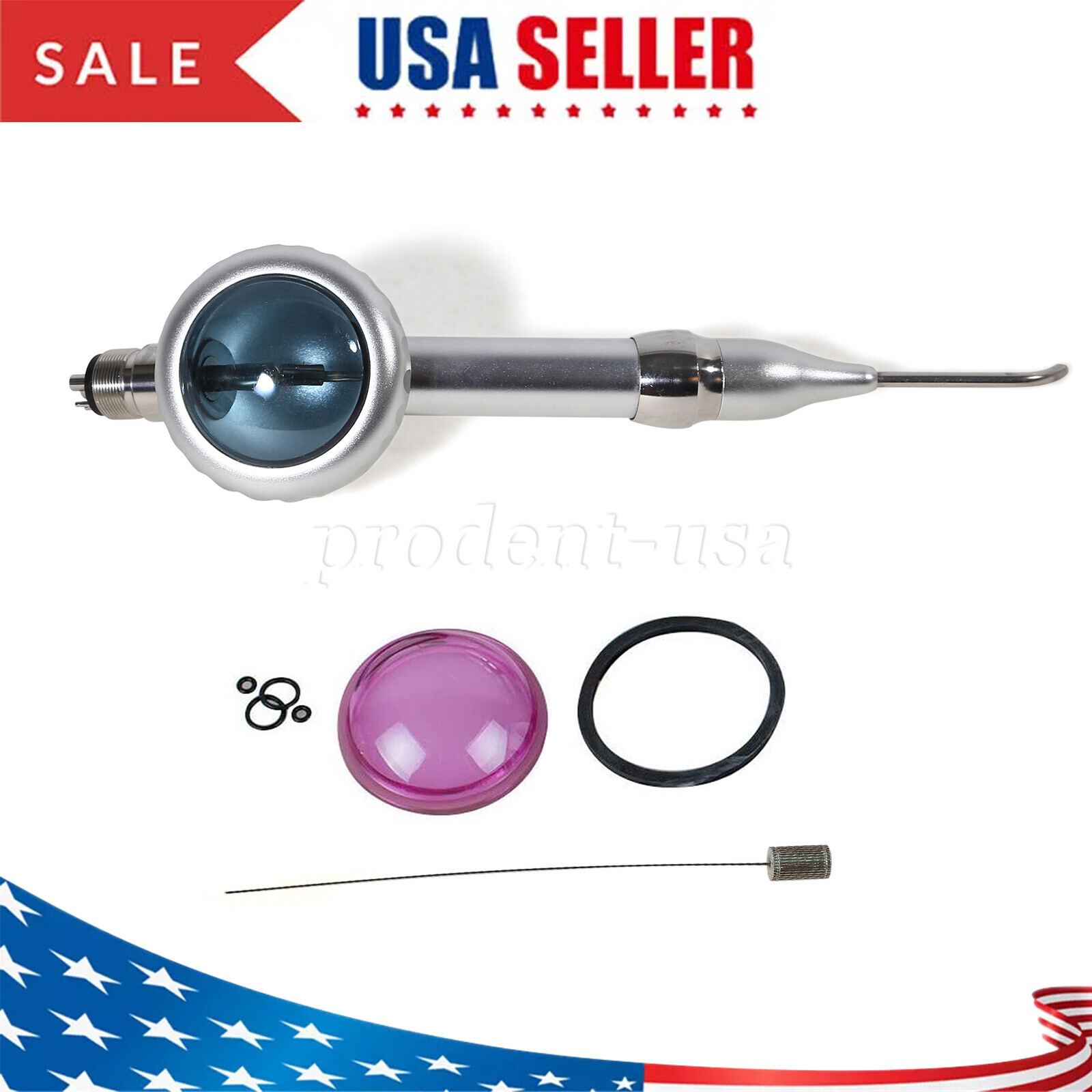 Dental Cordless LED Endo Motor 16:1 Contra Angle + Woodpecker DTE Apex Locator