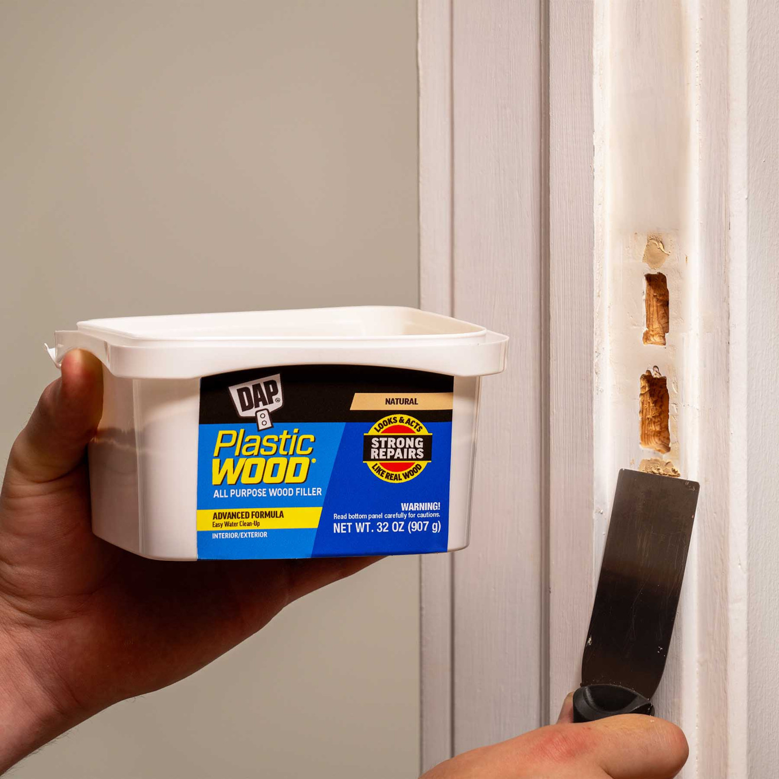 DAP Plastic Wood Latex All Purpose Wood Filler: 6.0 oz. (White)