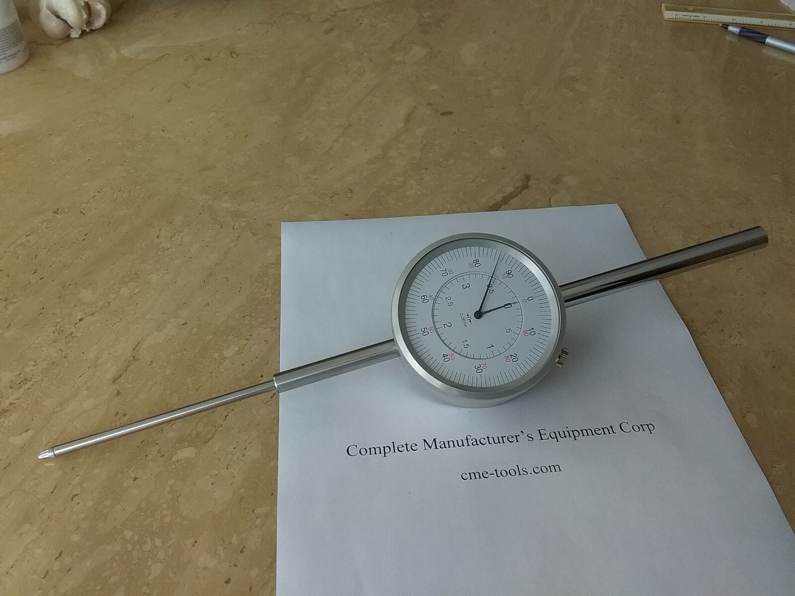 0-4″ dial indicator, 0-4″ travel dial indicator, 0.001″ graduation #302-04-new