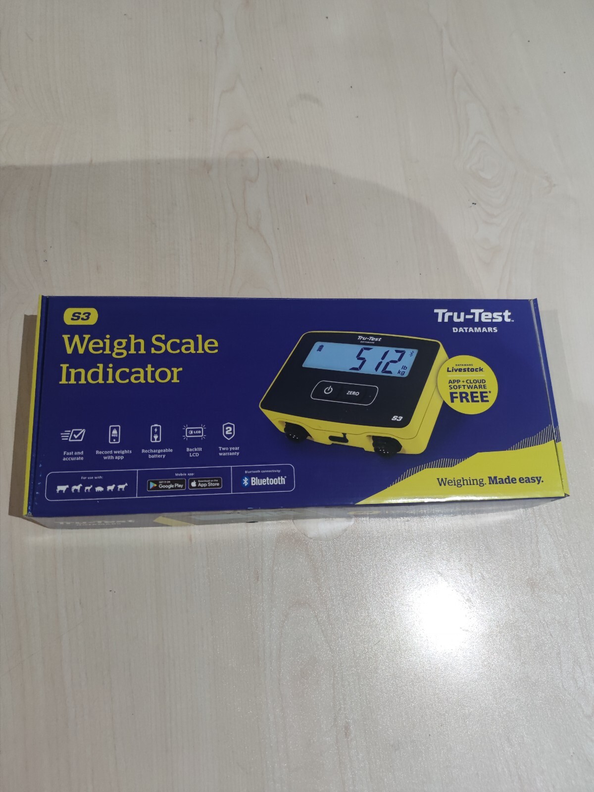 TRU-TEST S3 LIVESTOCK WEIGH SCALE INDICATOR NEW İN BOX RETAIL $860 FREE SHIPPING