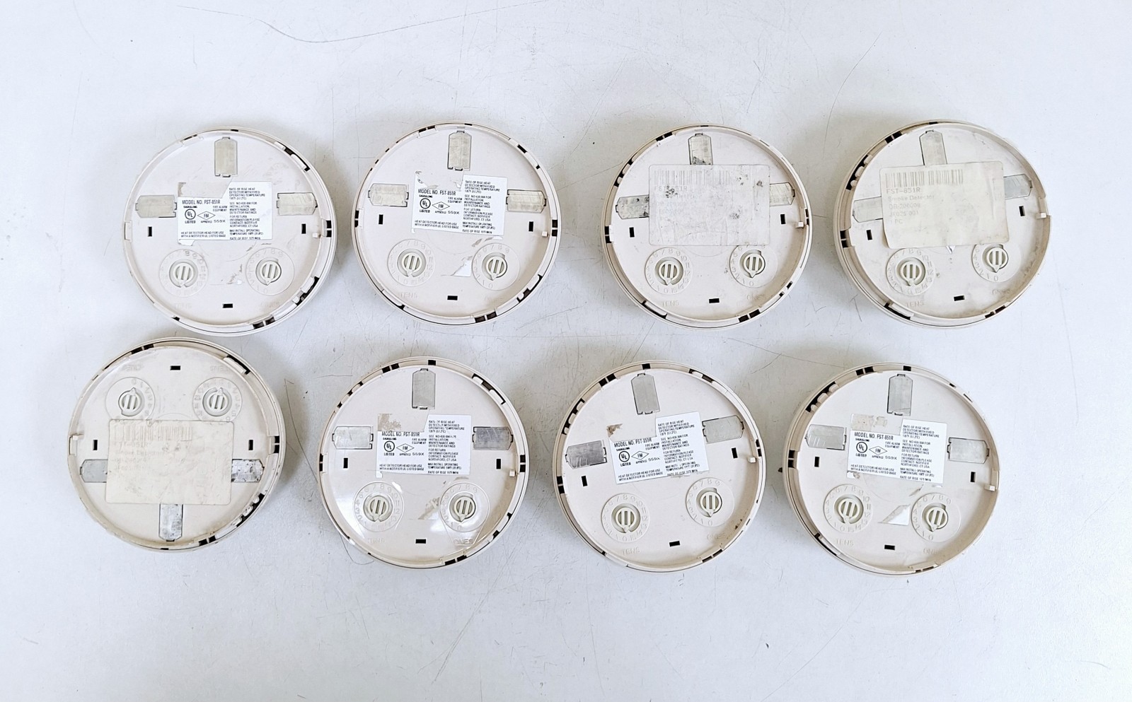 Notifier FST-851R Intelligent Heat Detector (Lot of 8 pcs)