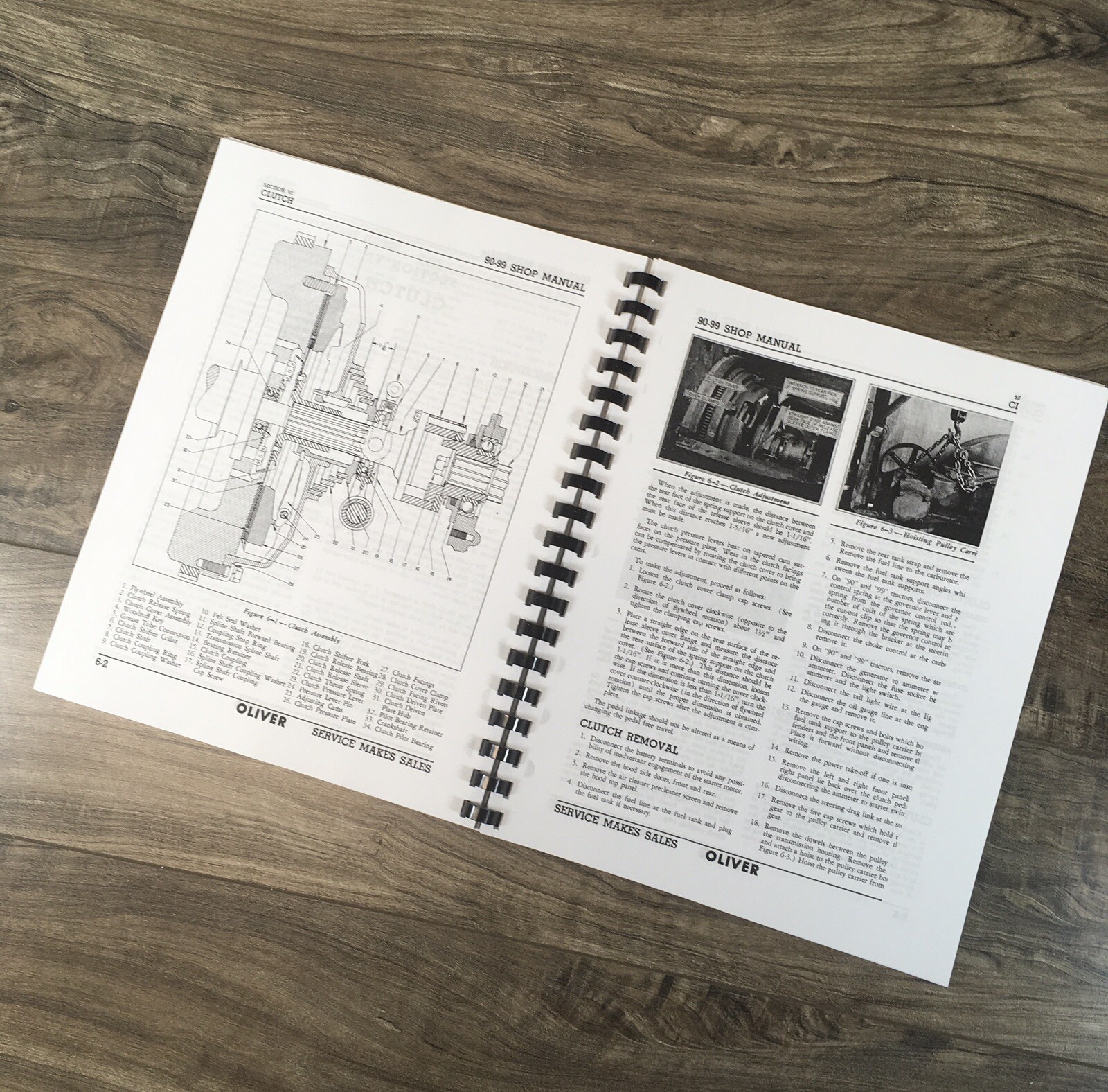 Oliver 90 99 28-44 Tractor Service Manual Repair Technical Workshop Overhaul