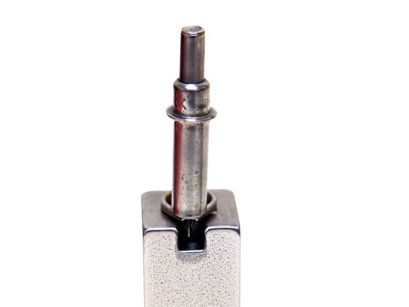 12 Oz Steel 1/2″ Dome Nut Plate Bucking Bar W/ Cleco Clearance Aviation (4-3-5)
