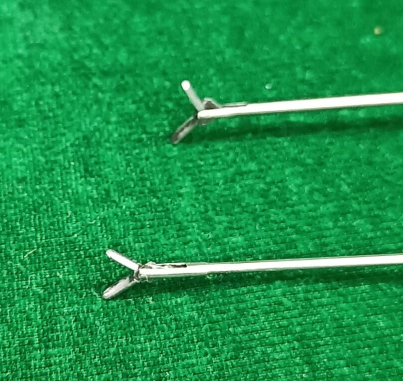 2pc Hysteroscopy Urology Semi Rigid Biopsy 5FR 40cm with Blue Rotar Reusable