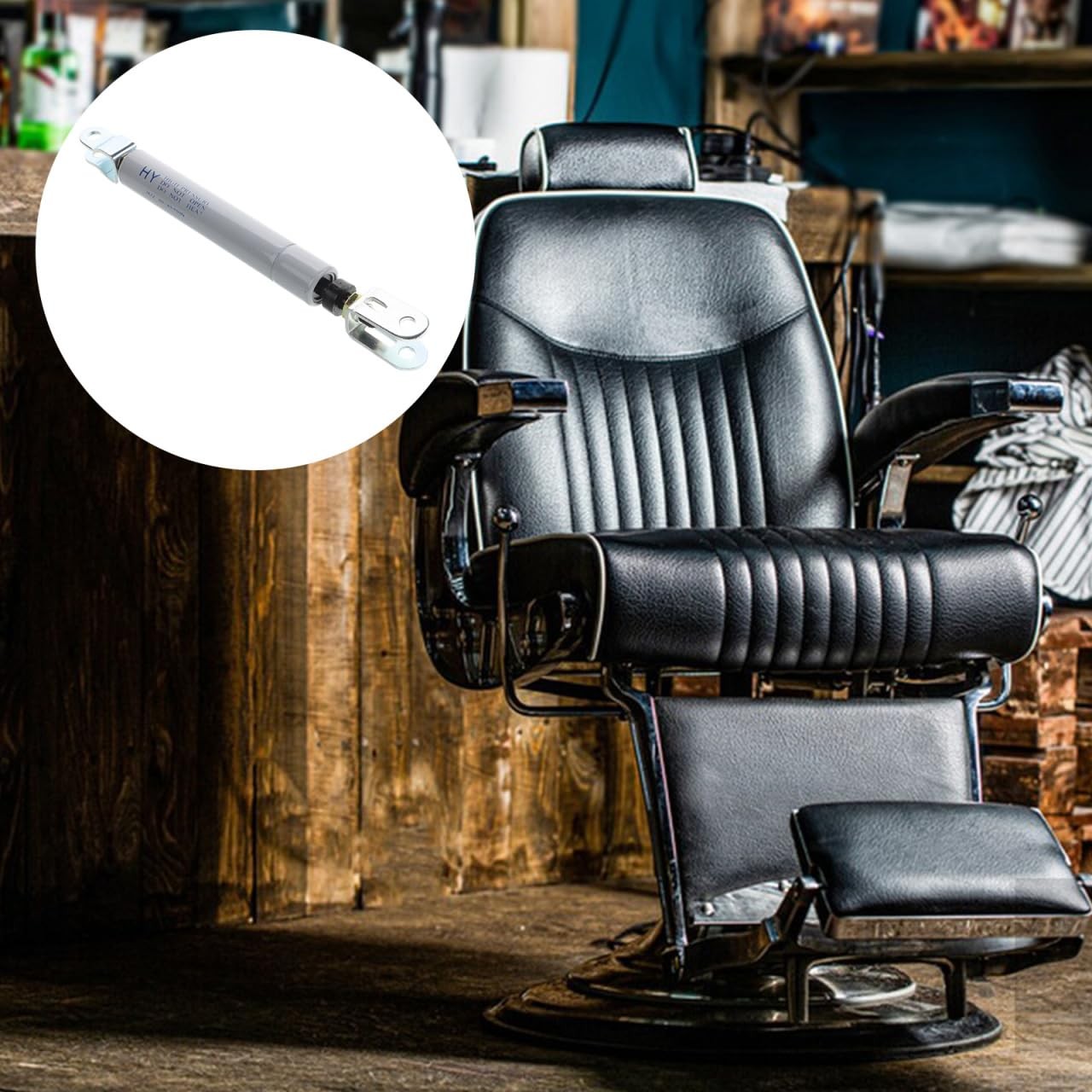 WOONEKY Barber Chair Gas Spring Replacement 27.00X3.00X3.00CM, Light Grey