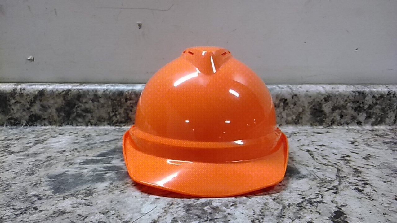 MSA 10034026 20 Pk 6-1/2 to 8 Hat Size Hi-Visibility Orange Hard Hat