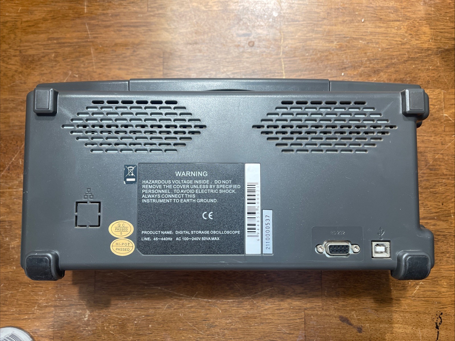 TENMA 72-8395 DIGITAL STORAGE OSCILLOSCOPE 25MHz 250MS/s Barely Used