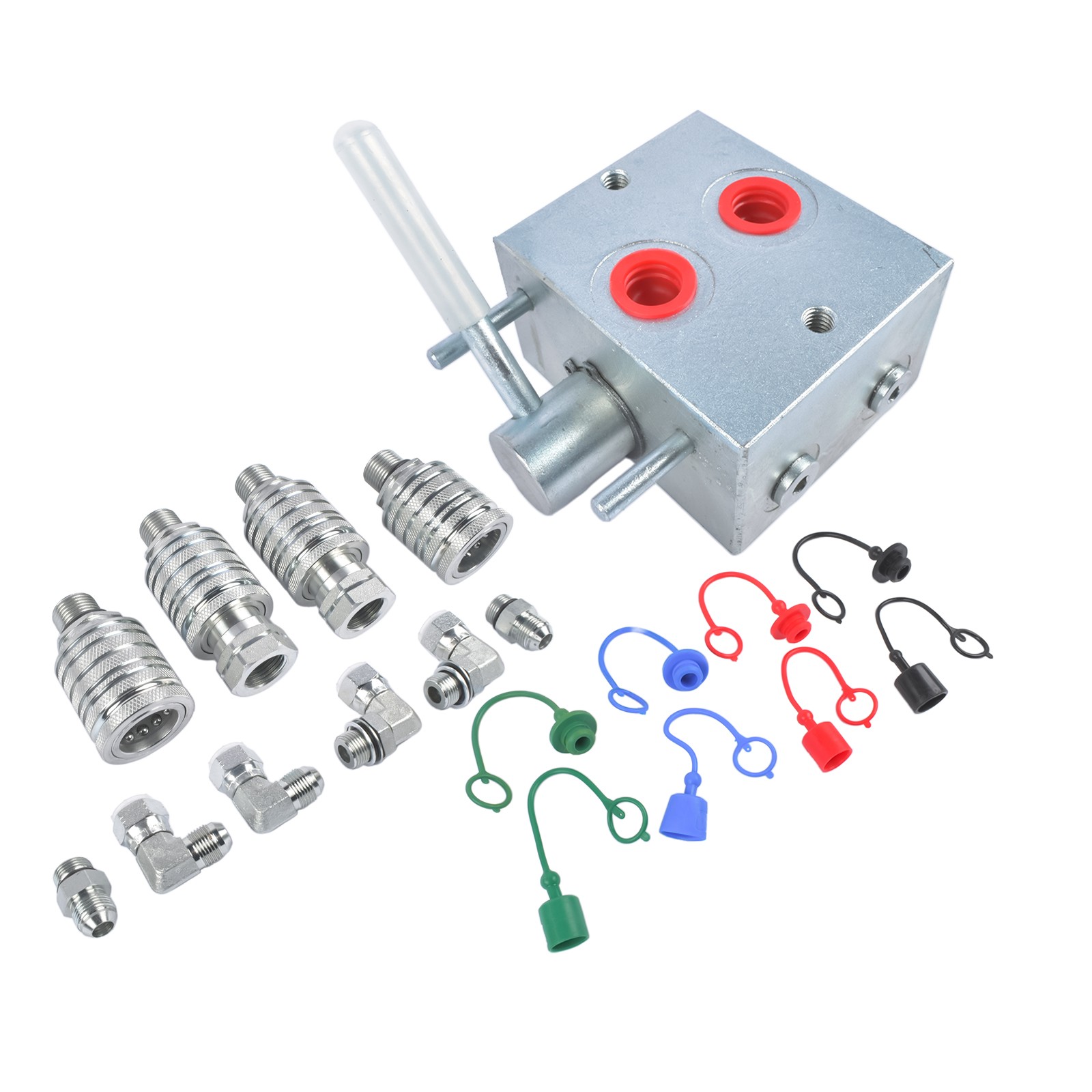20 GPM Flow, 3000 PSI Max Pressure Manual Hydraulic Multiplier with Couplers