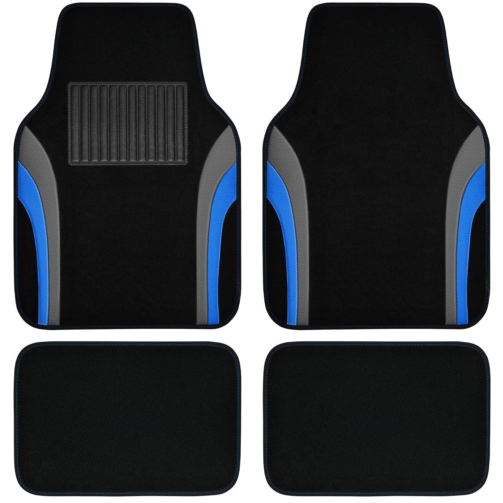 CAR PASS Leather Waterproof Car Floor Mats Set of 4 – Universal Fit