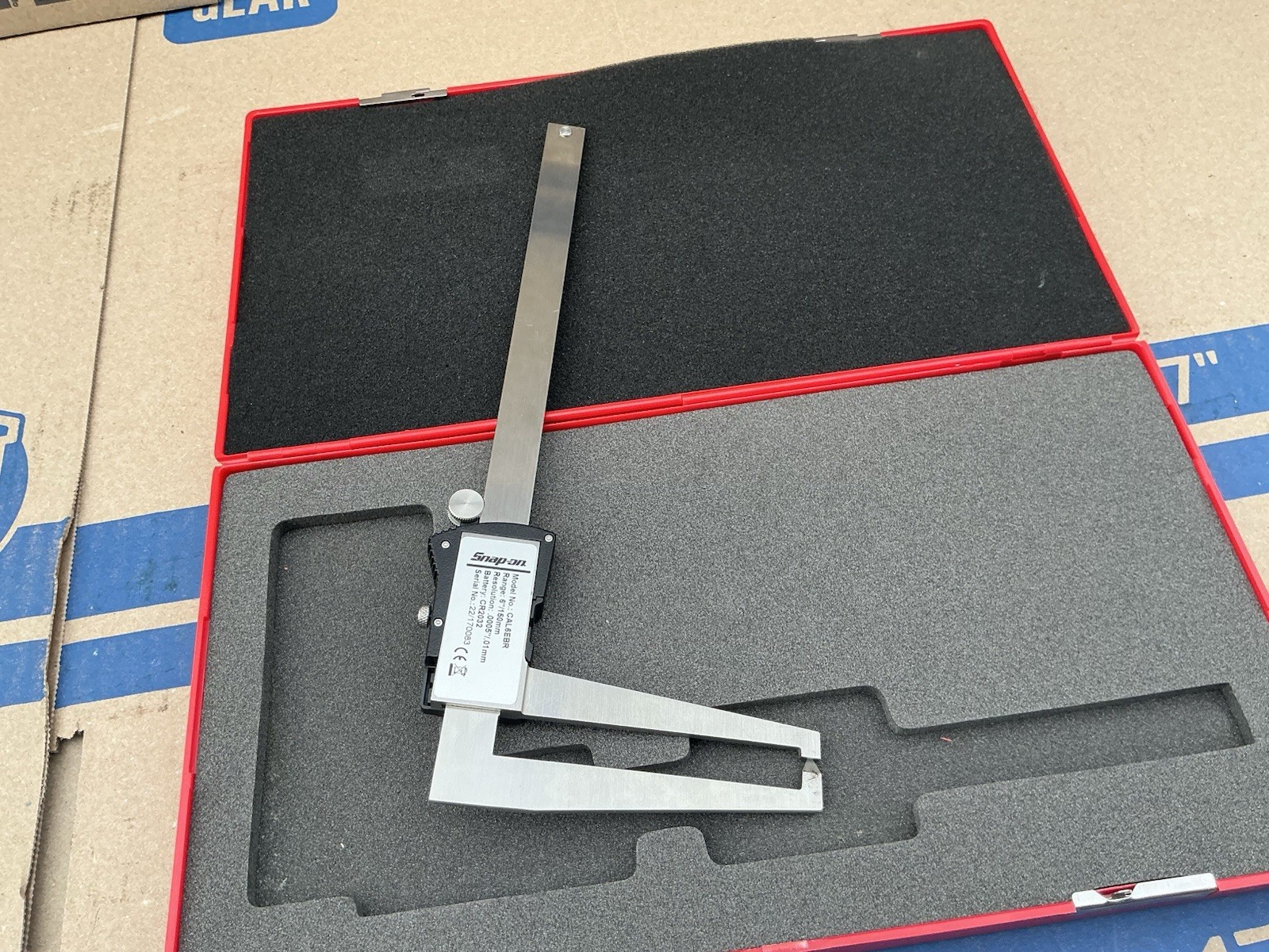 Snap-On Tools CAL6EAR 6-inch (150mm) Electronic Digital Caliper w/ Case