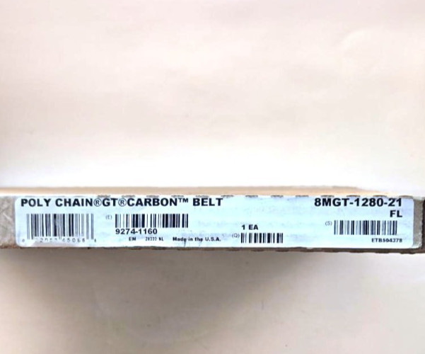 Gates 8MGT-1280-21 Poly Chain GT® Carbon Synchronous Timing Belt