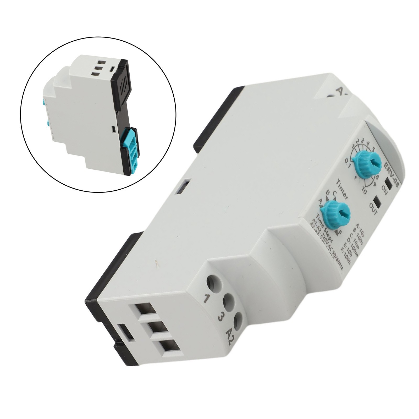 Electronic Adjustable Time Delay for relay ERV08 for Dsp with Long Timing Range