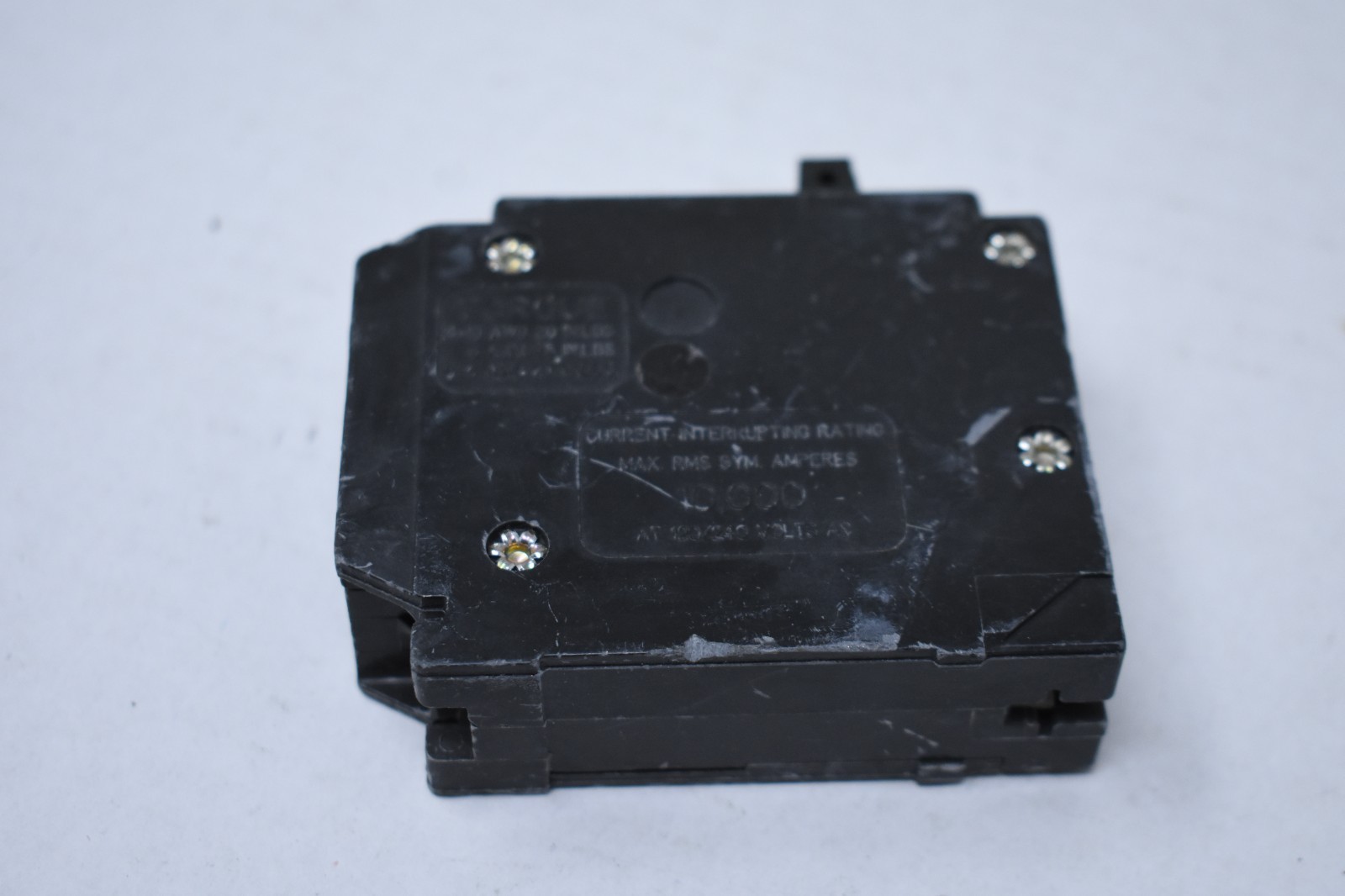 Eaton BR2020 20 Amp Double Pole 240V Plug-In Standard Trip Circuit Breaker