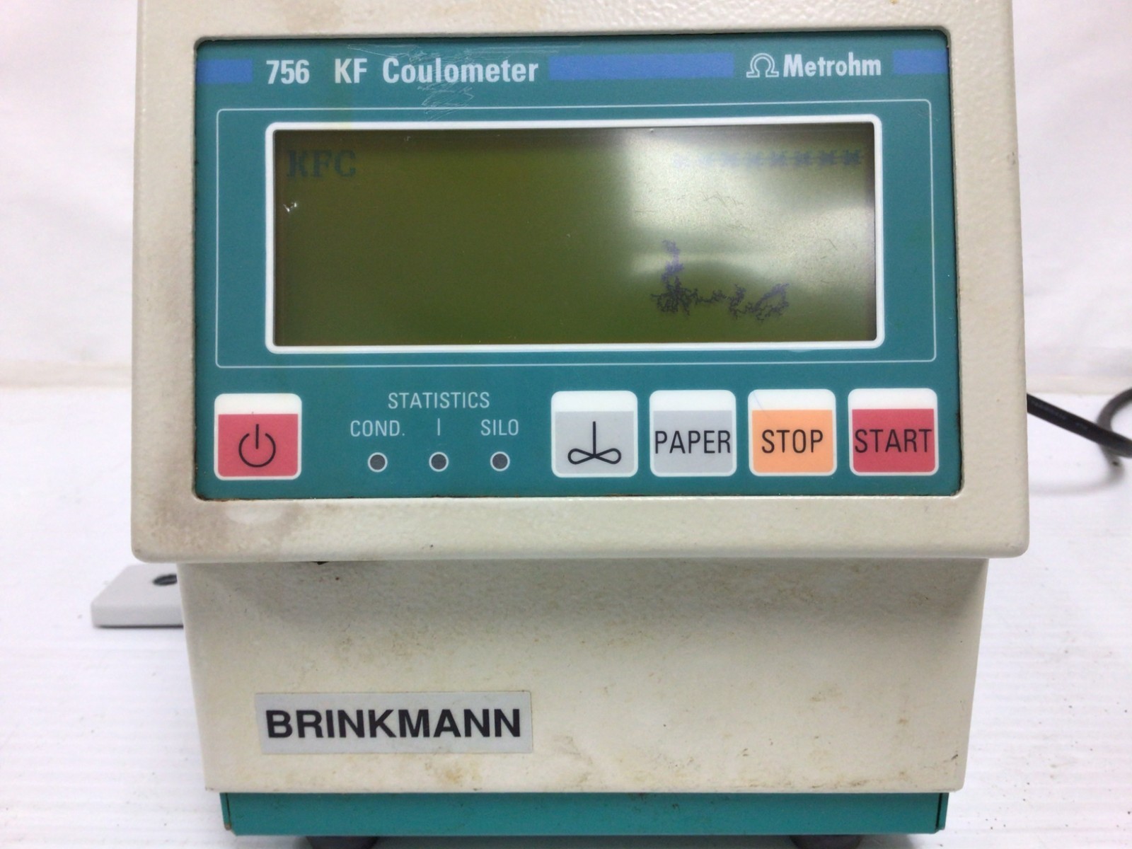 756 KF Coulometer – primary unit only