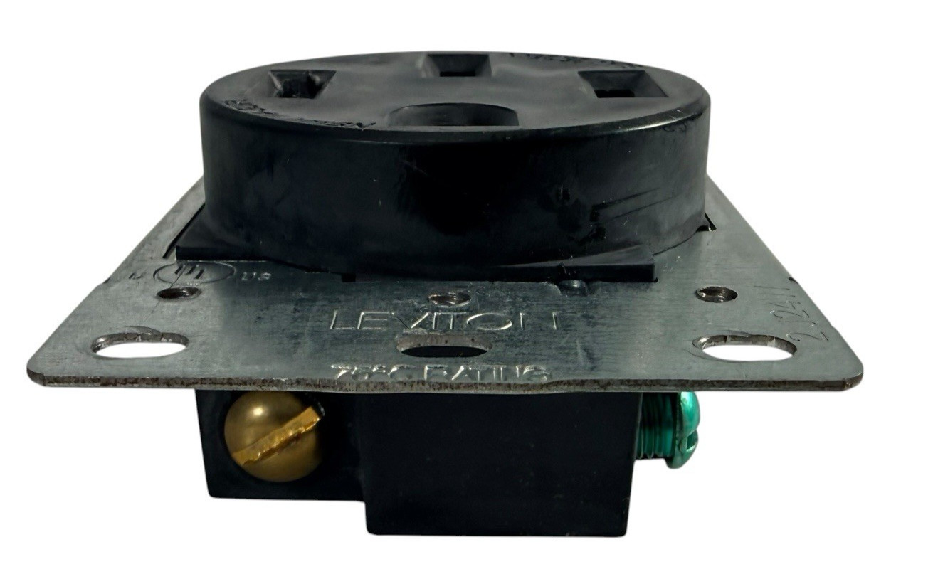 Leviton AL-CU75 30A 125/250V Flush Mount Range Receptacle AL/CU 75C