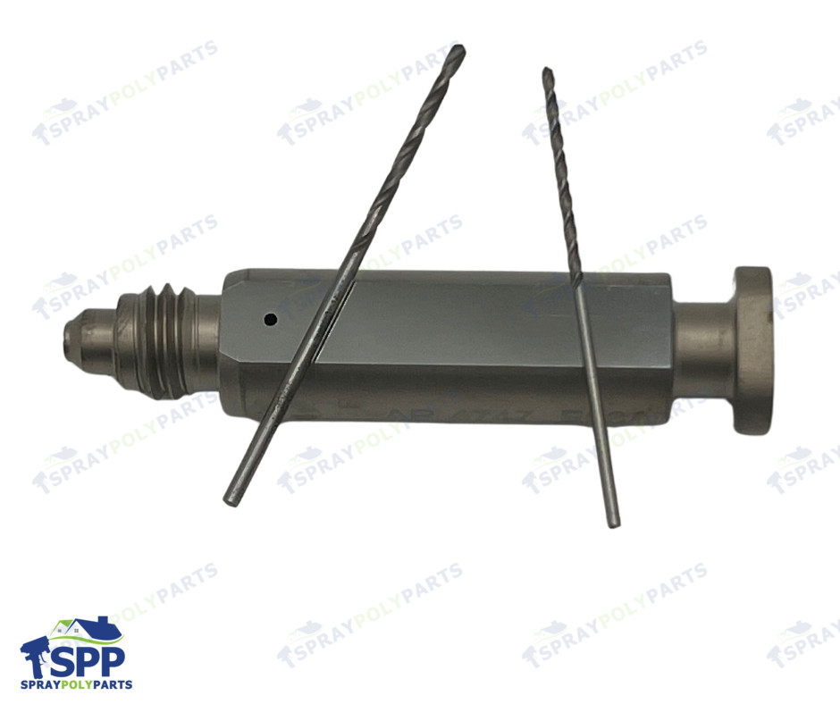 AR4747 Round Mixing Chamber with 2 Drill Bits, Graco Fusion Air Purge AP