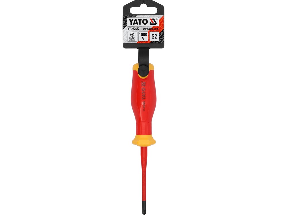 Yato Insulated Phillips Screwdriver Extra Slim Combination Sl/Pz1X80mm YT-…