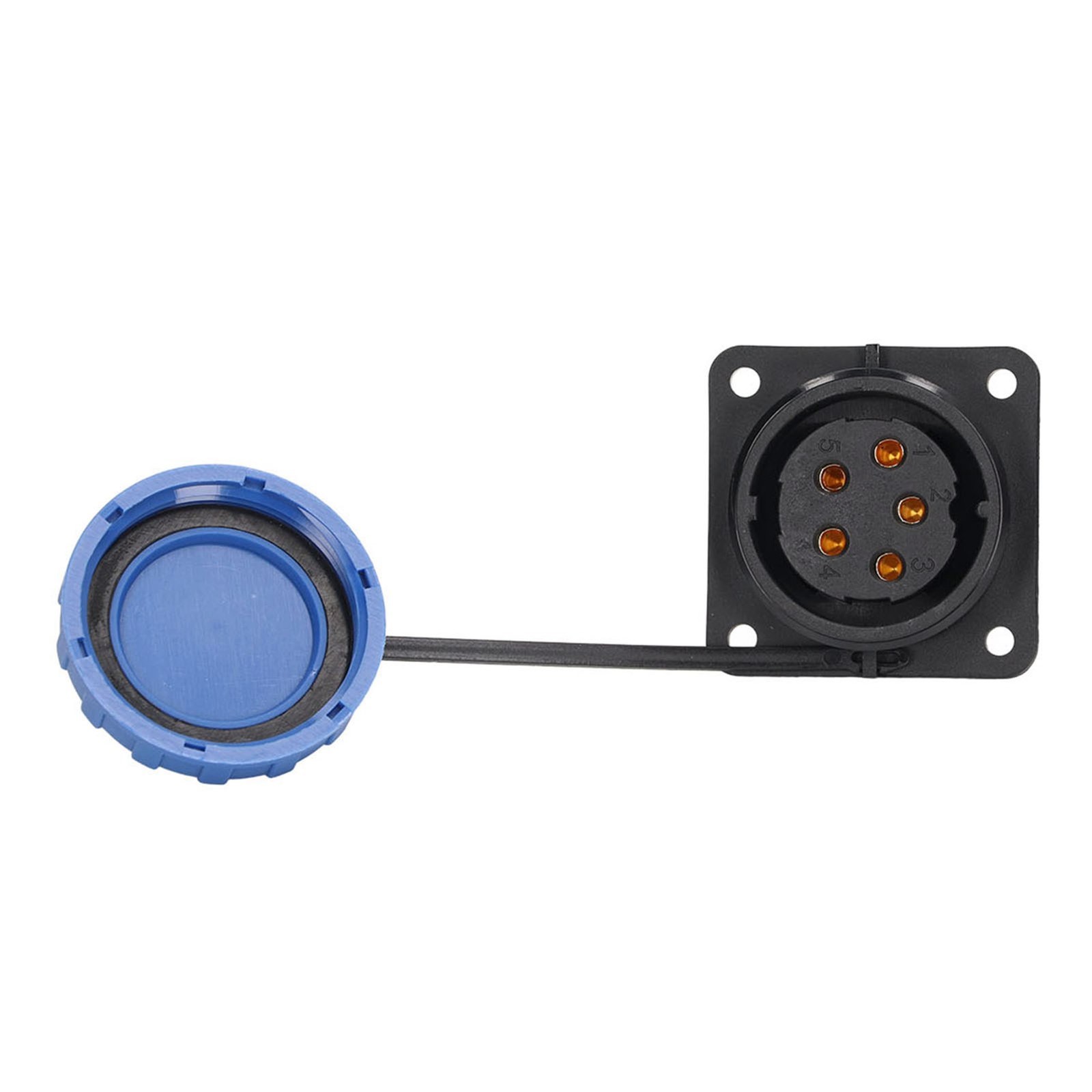Waterproof Plug Socket Connector 380V 45A IP68 Waterproof Weld Free Aviation