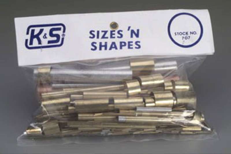 Sizes & Shapes Small & Large Metal Pieces (Approx. 1lb. Bag)