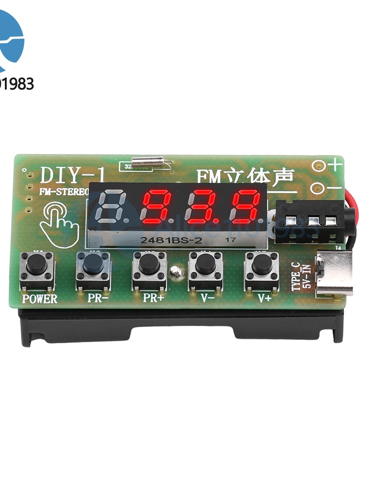 Electronic DIY AM/FM Radio Receiver Module Kits Wireless Stereo 87MHz-108MHz