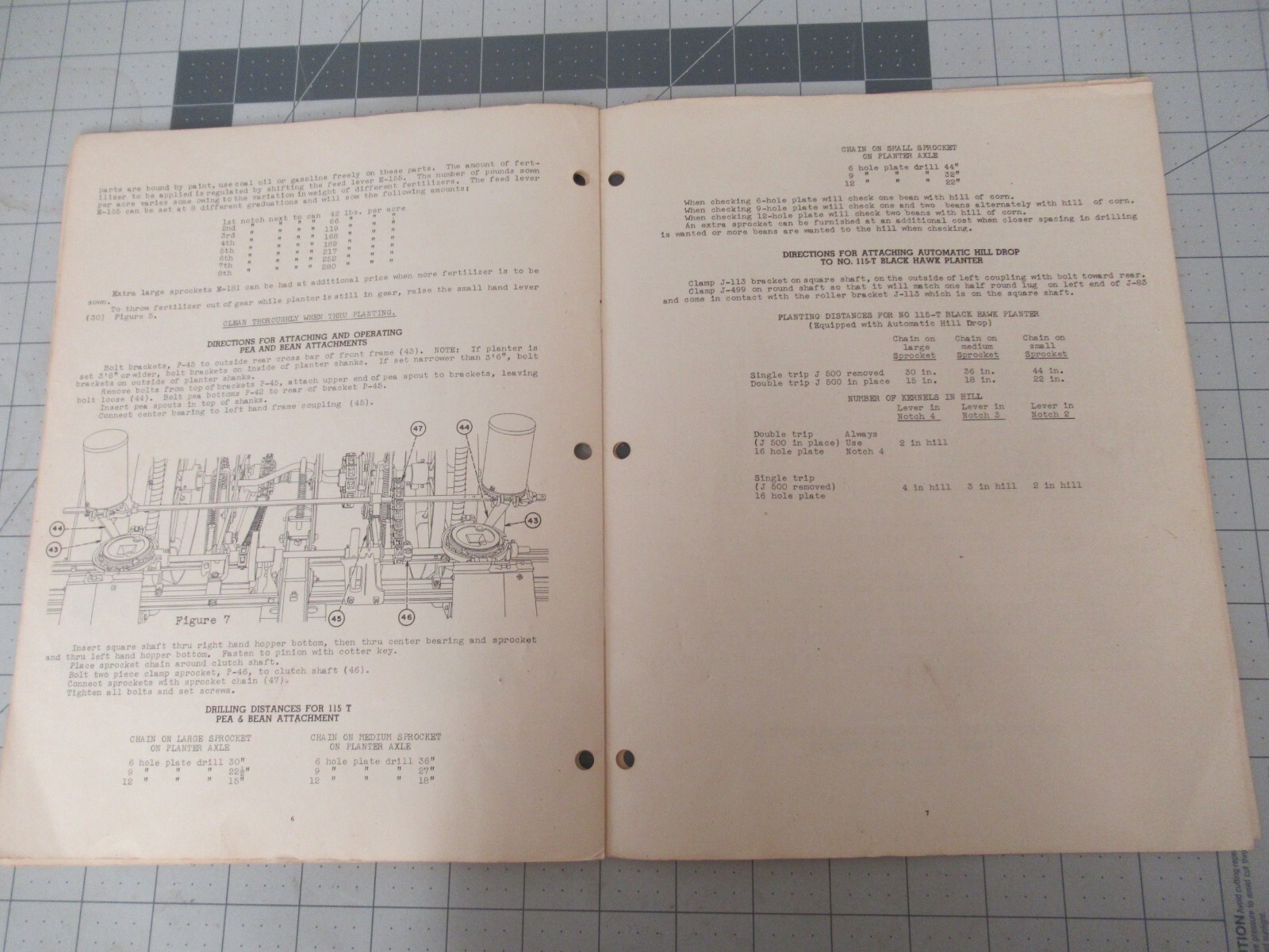 Ohio Co-op Black Hawk No. 115T Tractor Planter Manual