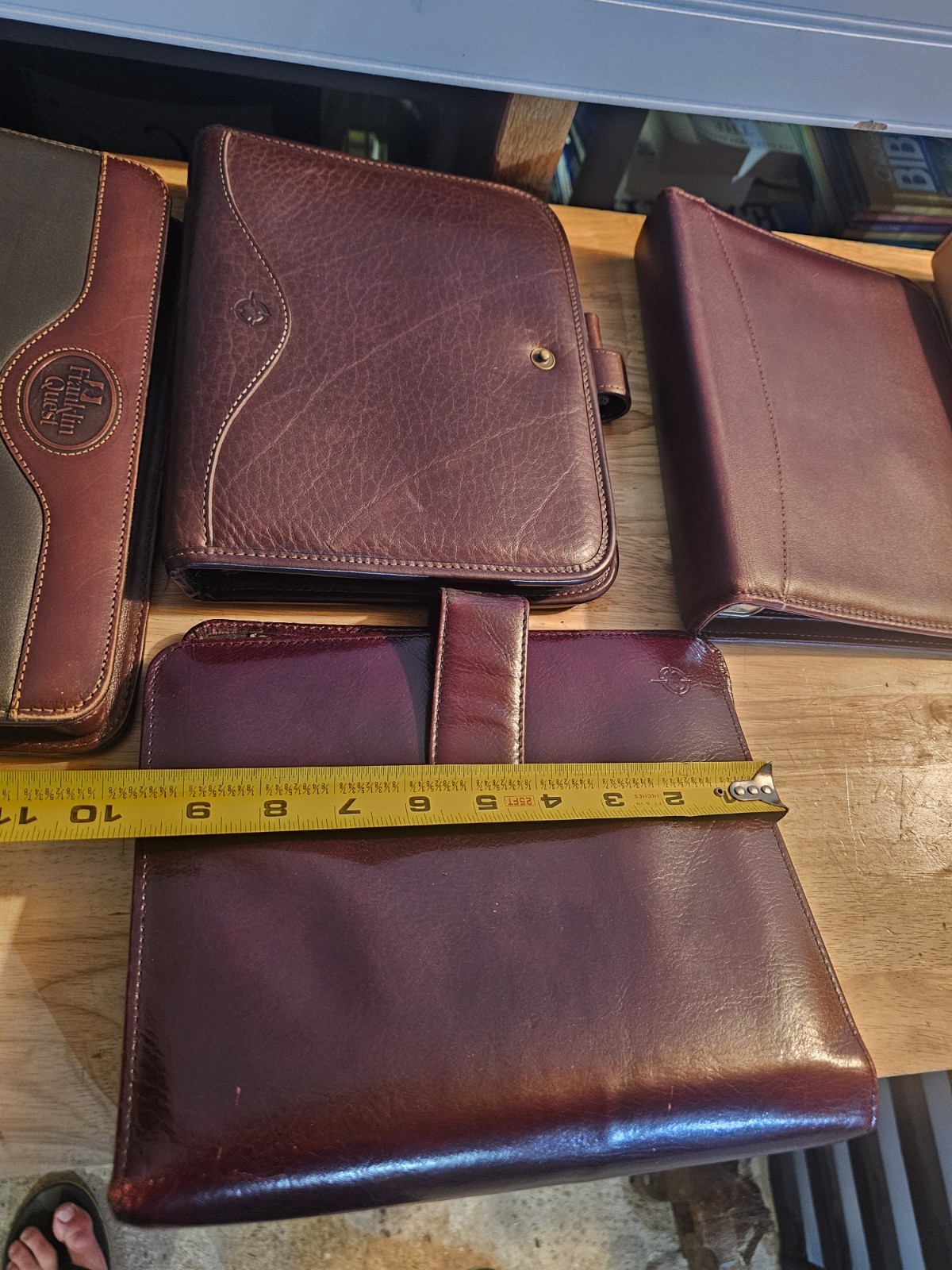 Lot of 6 Vintage Franklin Quest & Franklin Covey Leather Planner Binders…