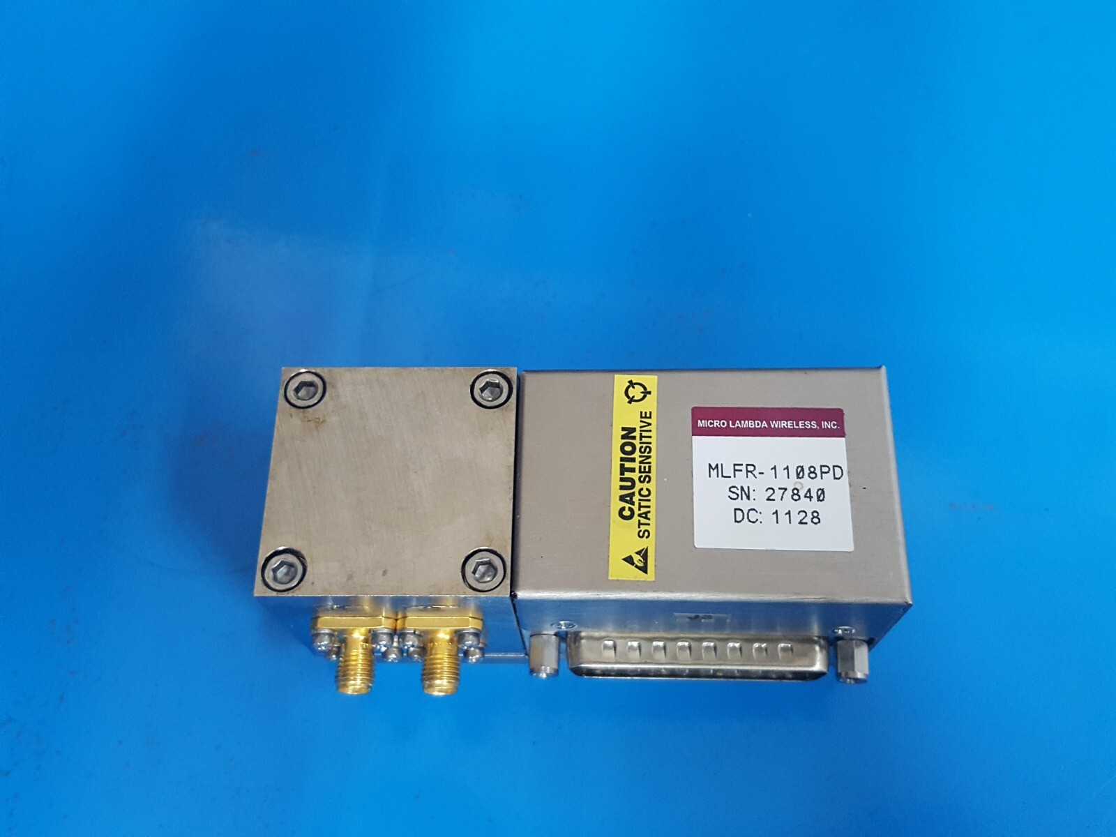 MICRO-LAMBDA MLFR-1108PD: Electromagnetic Band-Reject YIG Filter (27840)