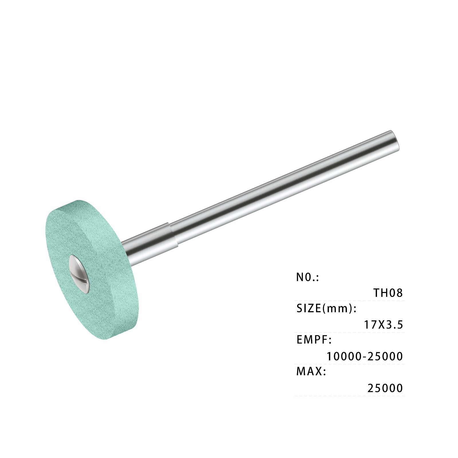 Greenstone Dental Lab Grinding Stone mid coarse 17X3.5 TH08