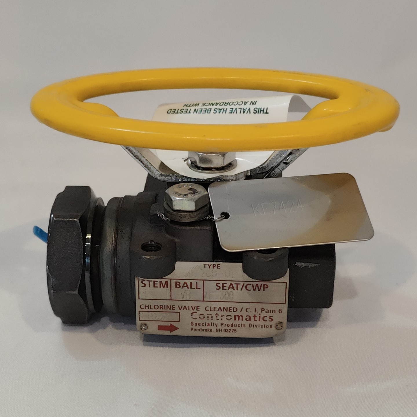 Contromaric / Watts Chlorine Ball Valve 1/4″ TYPE CL7200-01 Max 300 psig *NEW*