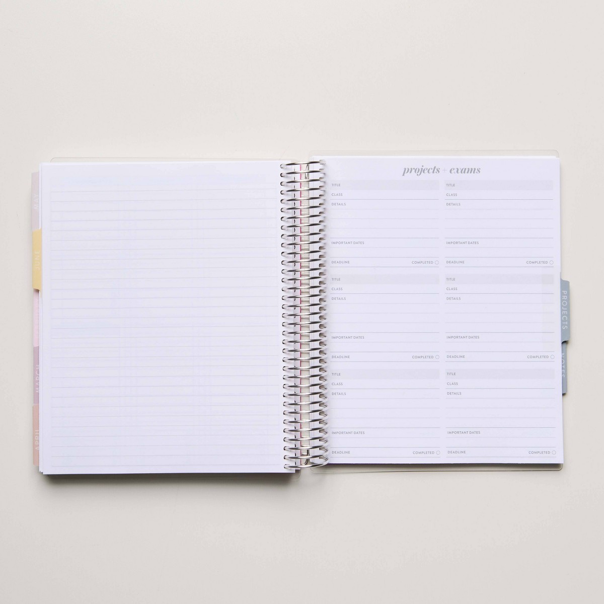 Erin Condren 5.875″x8.25″ 2026-2027 12 Months Academic Planner Multi-Faceted
