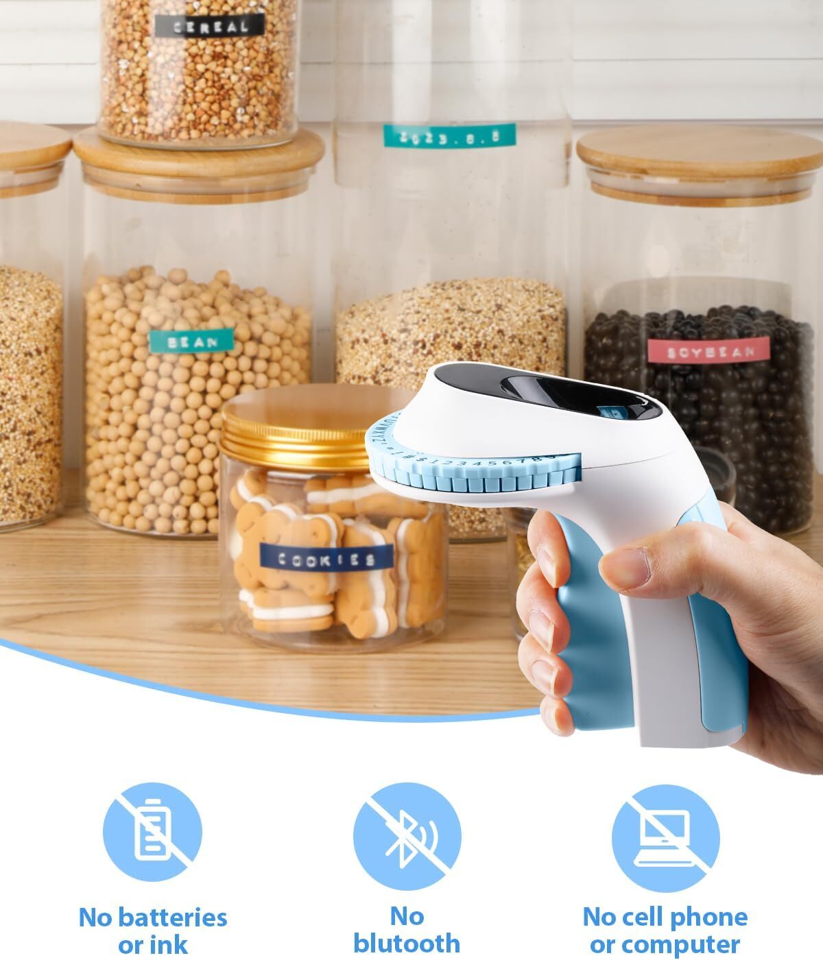 Dymo Embossing Label Maker with 6 Color Label Tapes 3/8″ Dymo Omega Xpress Maker