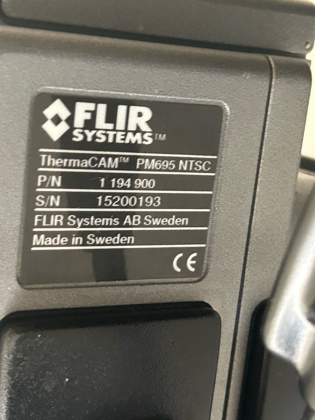 Flir ThermaCAM PM695 Infrared Thermal Camera w Accessories No Battery