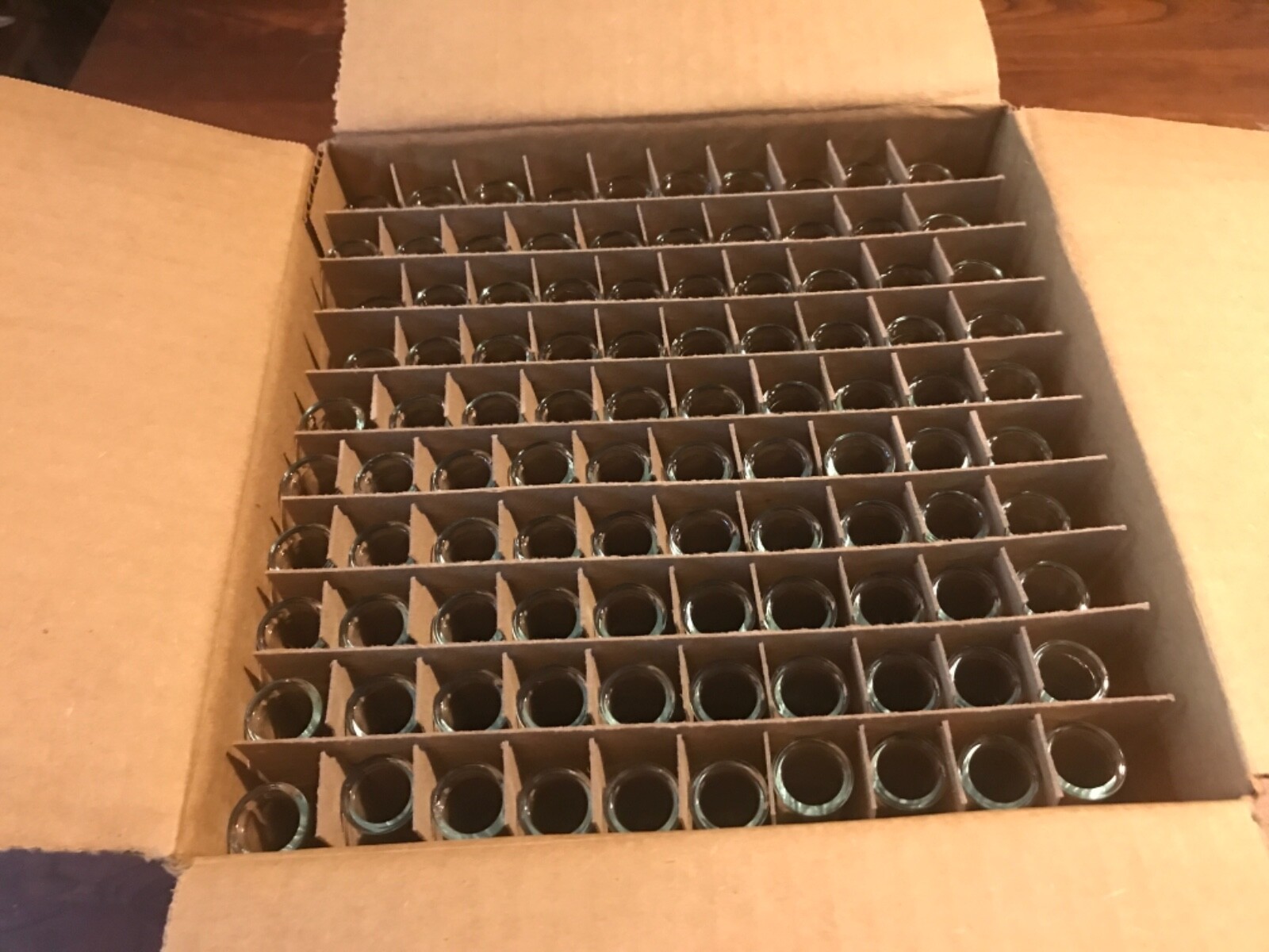100 KIMBLE SNAP CAP DiSP GLASS CENTRIFUGE TUBE DISPOSABLE 145mm length made USA