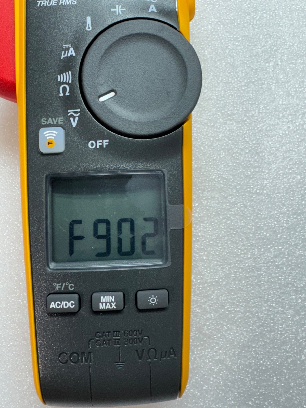 Fluke 902 FC HVAC True-RMS Clamp Meter AC Amp AC/DC Volt Contact Temperature