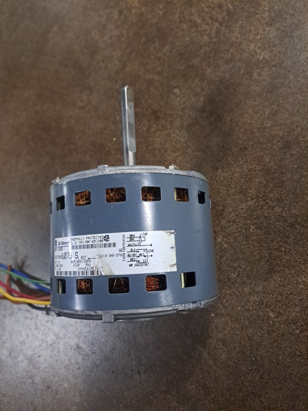 GE Furnace Blower Motor 5KCP39HGS079S / HC41EA197A / 1075rpm/3spd / 208-230v