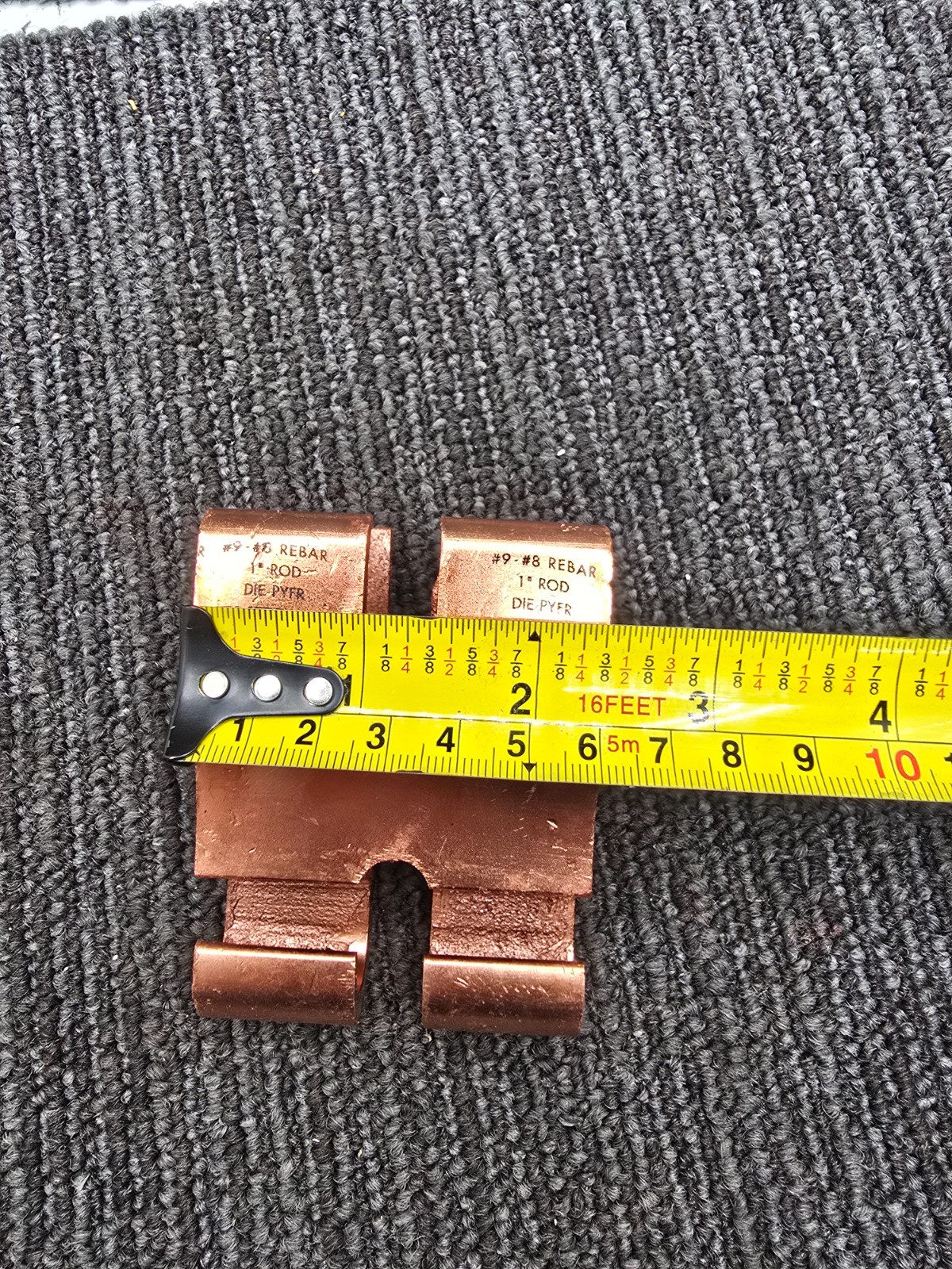 Burndy YSHG4429 Copper Compression Double H-Tap Connector 2 AWG-250 kcmil